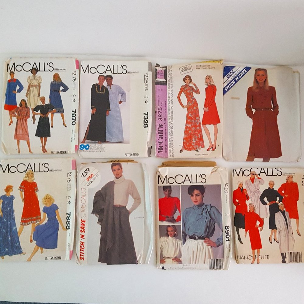 Vintage McCall's Patterns AS IS Mixed Lot Various Sizes